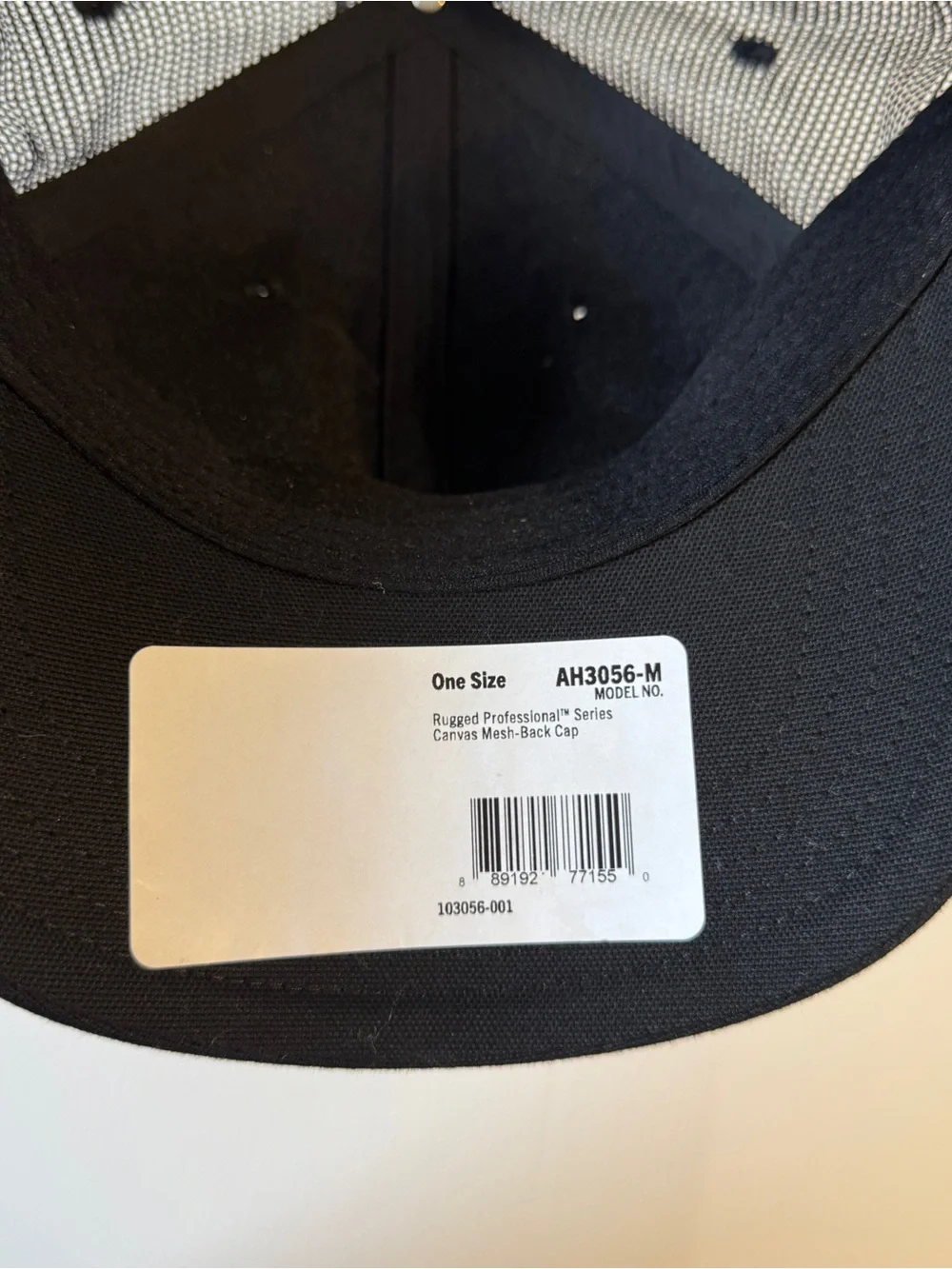 NWT Carhartt Force Black Mesh Trucker Hat Cap Snapback Rugged Workwear OSFA